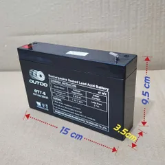 [Bảo hành 6 tháng] Cục nguồn 6V4Ah, 6V5.5Ah, 6V7Ah  cho cân điện tử, quạt tích điện, xe điện trẻ em