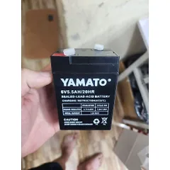 Bộ Nguồn sạc 6V5.5Ah YAMATO xe điện trẻ em, cân điện tử, quạt tích điện, xe đồ chơi trẻ em ngoài trời
