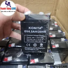 Bộ Nguồn sạc 6V5.5Ah YAMATO xe điện trẻ em, cân điện tử, quạt tích điện, xe đồ chơi trẻ em ngoài trời