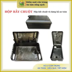 Hộp bắt chuột, hộp đặt bẫy chuột an toàn, thông minh, bảo vệ mồi và động vật xung quanh(Tái sử dụng)