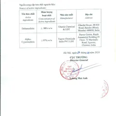 Chế phẩm Aldet 12.5SC gồm 2 thành phần gói 5ml diệt cuốn chiếu, gián, bọ, muỗi