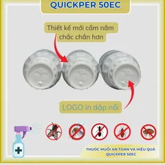 Thuốc muỗi Quickper 50ec dung tích 100ml 2 thành phần- hạ gục nhanh, tồn lưu lâu, có thêm 2% trợ lực