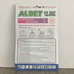 [Combo 10 vỉ] Aldet 12.5SC không mùi gồm 2 thành phần, xử lý cuốn chiếu, muỗi, kiến, gián,.. vỉ 5ml