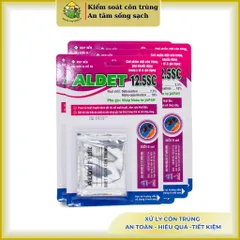 [Combo 10 vỉ] Aldet 12.5SC không mùi gồm 2 thành phần, xử lý cuốn chiếu, muỗi, kiến, gián,.. vỉ 5ml