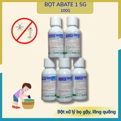 Abate 1SG- Bột Abate 1sg diệt bọ gậy, lăng quăng, muỗi- chai 100g