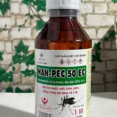Hanpec 50ec 1 lít-  Hanvet – thành phần permethrin 50% – chế phẩm kiểm soát muỗi, ruồi, kiến, gián