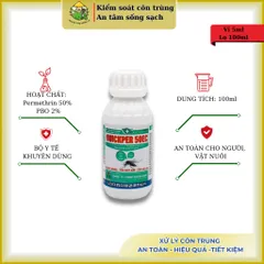 Combo xử lý côn trùng: vỉ Aldet 5ml và lọ Quickper 50ec 100ml, xử lý bọ chét, mạt gà, muỗi,..tồn lưu