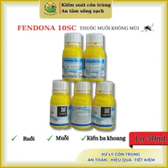 [Combo tiết kiệm] Fendona 10Ssc 50ml, xử lý gián, ruồi, muỗi, bọ nhẩy, kiến ba khoang,. Fendona 10sc