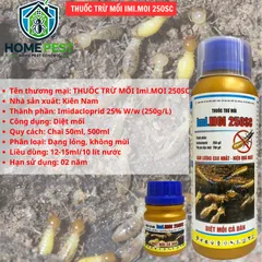 Thuốc mốii IMI.MOI 250sc 50ml, diệt mối cả đàn, mối Chúa - tiết kiệm hơn (KINACO-Kiên Nam)