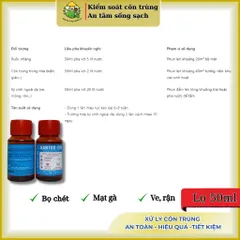 [Combo 50 lọ] Hantox-200 lọ 50ml – Xử lý bọ chét, mòng gà, mạt gà, ve rận chó mèo & gia cầm