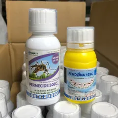 [Combo cải tiến] Fendona 10SC 50ml và Permecide 50EC 100ml diệt côn trùng, ruồi, muỗi,... tặng 2 bd