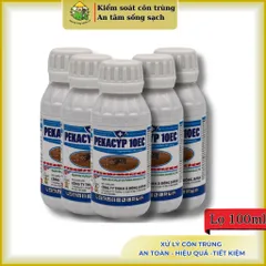 [10 lọ] Pekacyp 10ec chai dung tích 100ml, kiểm soát muỗi và côn trùng, cypermethrin 10%- nhẹ mùi