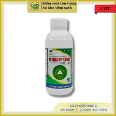 Tetracyp 150ec chai 1 lít – chế phẩm kiểm soát muỗi & côn trùng nhờn với 2 thành phần cao