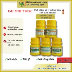 [Tiết kiệm] Imi.moi 250sc, dạng nước xử lý mối chúa và cả đàn mối, mọt- dung tích 50ml