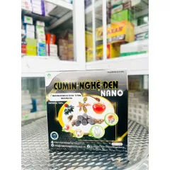 Nghệ đen nano cumin viêm dạ dày hộp 20 gói