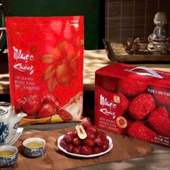 Hộp 1kg Táo Đỏ Tân Cương Nhược Cương Yang Ling Food Hàng Loại Ngon, Quả To, Cùi Dày Hạt Nhỏ Tự Nhiê