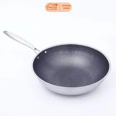 Chảo Tổ Ong Sâu Lòng Size 32cm Mẫu Mới - Tiện Lợi Cho Mọi Món Nấu 864985