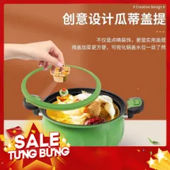 Nồi áp suất bí ngô 8 lit dùng các loại bếp 865114