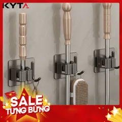 Móc Treo Chổi, Cây Lau Nhà Kyta - Kèm Keo Dán Cực Chắc, Tiện Lợi 865122