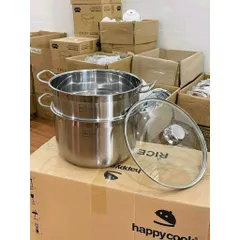 Bộ Nồi Xửng Hấp Inox 430 Cao Cấp Fivestar HT COOK - Nắp Kính, 28cm, Dùng Được Mọi Loại Bếp 865247