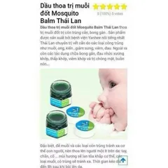 Kem bôi muỗi cho bé GreenBalm Mosquito Brand
