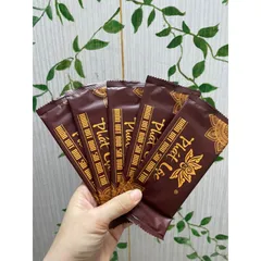 Hộp 20 khăn ướt hương trầm ngũ vị bao sái ban thờ Phát Lộc LAU DỌN BÀN THỜ
