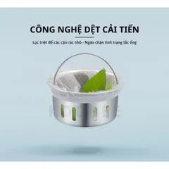 COMBO 100 TÚI LƯỚI LỌC RÁC THÔNG MINH HELFER CHO BỒN RỬA CHÉN BÁT