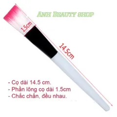 Combo 5 Cọ đắp mặt nạ silion mềm mại cán nhựa hồng
