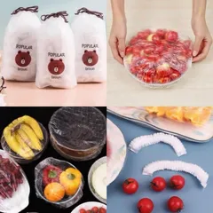 Màng Bọc Thực Phẩm PE Túi Gấu - Túi Bọc Thức Ăn Có Chun Co Giãn Tái Sử Dụng
