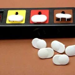 Combo 5 cái Nút Bịt Ổ Cắm Điện An Toàn Cho Bé Yêu