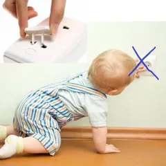 Combo 5 cái Nút Bịt Ổ Cắm Điện An Toàn Cho Bé Yêu