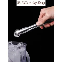COMBO 03 Kẹp Inox Gắp Thức Ăn Nhà Bếp, Nhà Hàng V3, Dụng Cụ Gắp Đá, Cây Gắp Đồ Nóng(13cm)
