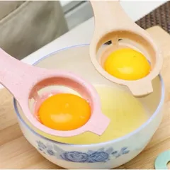COMBO 5 Dụng Cụ Lọc Trứng Tách Lòng Đỏ Chất Liệu Nhựa Lúa Mạch Hàng Cao Cấp