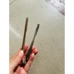 COMBO 03 Kẹp Inox Gắp Thức Ăn Nhà Bếp, Nhà Hàng V3, Dụng Cụ Gắp Đá, Cây Gắp Đồ Nóng(13cm)