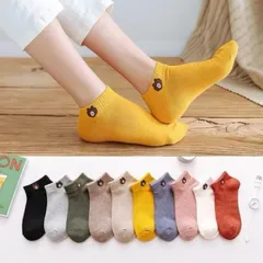 Set 10 đôi tất gấu xinh xịn mịn