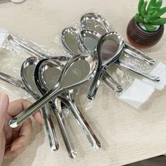 Combo 3 Thìa ăn phở, ăn súp, thìa ăn cơm inox tiện dụng