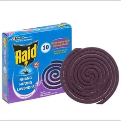 Set Nhang Diệt Muỗi Raid - Hương Thơm Đuổi Muỗi 100% - An Toàn Cho Người Sử Dụng
