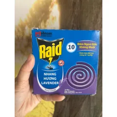 Set Nhang Diệt Muỗi Raid - Hương Thơm Đuổi Muỗi 100% - An Toàn Cho Người Sử Dụng