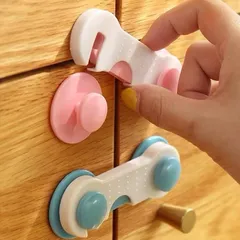 COMBO  03 (ba) cái Dụng Cụ Khoá Tủ Quần Áo, Tủ Lạnh, Tủ Đồ An Toàn Cho Bé