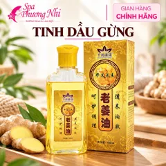 Tinh Dầu Gừng, Tinh Dầu Ngải Cứu massage chai 180ml giá rẻ