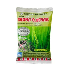 Combo 10 gói Broma 0,005Ab, dạng thóc kiểm soát chuột hiệu quả