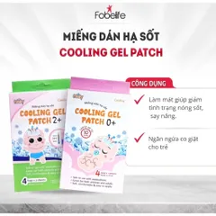 Miếng Dán Hạ Sốt Fobaby Fobe Cho Trẻ Sơ Sinh và trẻ nhỏ