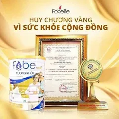 SỮA BỘT FOBE MILK DINH DƯỠNG XƯƠNG KHỚP 400 gr, 900 gr, GOLD 800 gr