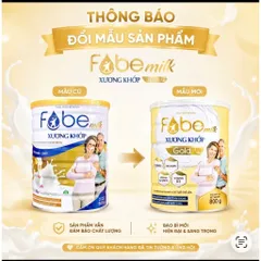 SỮA BỘT FOBE MILK DINH DƯỠNG XƯƠNG KHỚP 400 gr, 900 gr, GOLD 800 gr