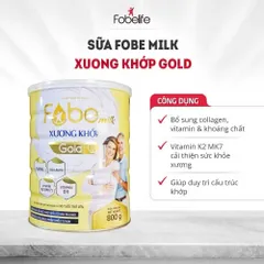 SỮA BỘT FOBE MILK DINH DƯỠNG XƯƠNG KHỚP 400 gr, 900 gr, GOLD 800 gr