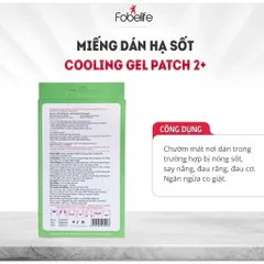 Miếng Dán Hạ Sốt Fobaby Fobe Cho Trẻ Sơ Sinh và trẻ nhỏ