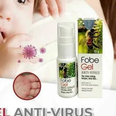 Gel Tái Tạo Anti Virus Fobe Hỗ Trợ Làm Lành Da Do Virus Gây Nên, Thủy Đậu- 15g & 30g