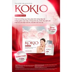 Gói Nước Uống Trắng Da Collagen Kokio Fobe Làm Đẹp, Trắng SángTự Nhiên 866297