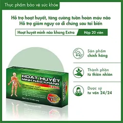Hoạt Huyết Minh Não Khang Extra hỗ trợ hoạt huyết giảm mệt mỏi đau đầu mất ngủ suy nhược tiền đình 866296