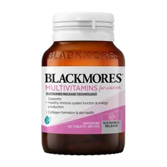 Blackmores Multivitamin For Women - Hỗ trợ chức năng tuyến giáp chuyển hóa chất và giảm căng thẳng chính hãng Úc